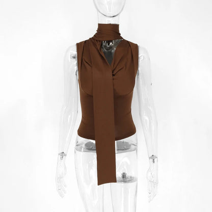 Top feminino V
