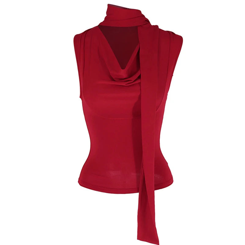 Top feminino V