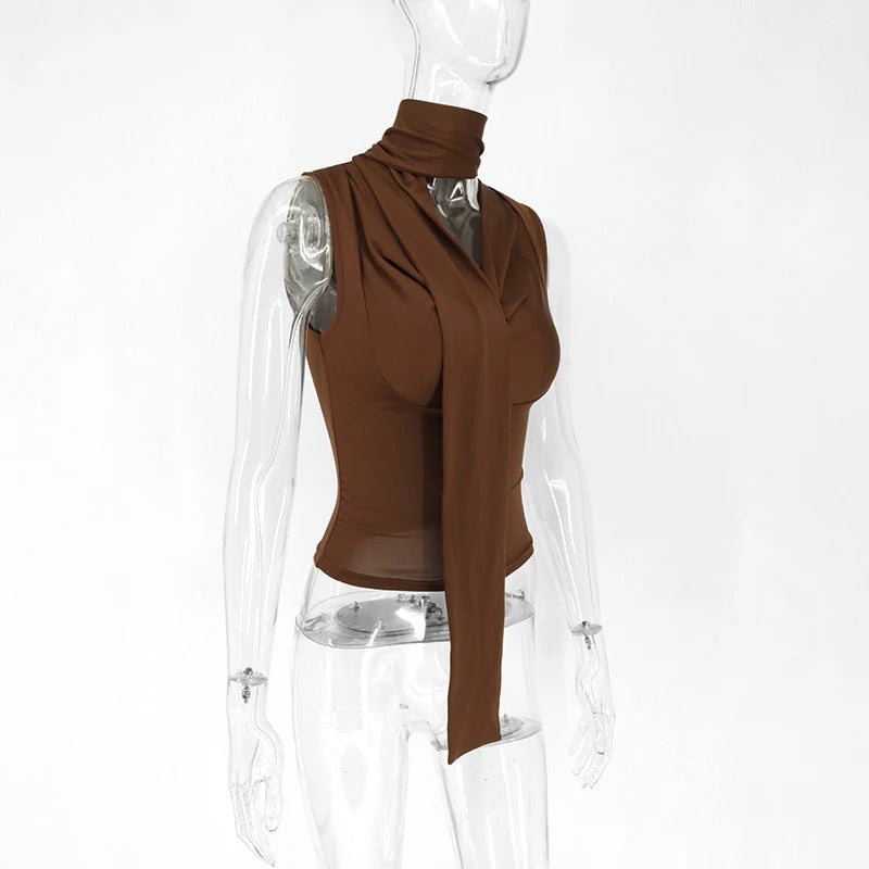 Top feminino V